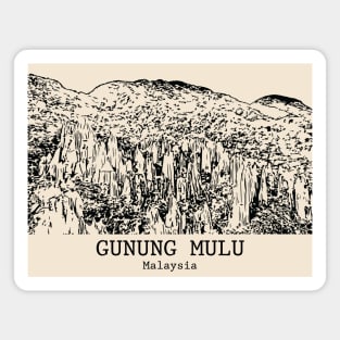 Gunung Mulu National Park - Malaysia Magnet